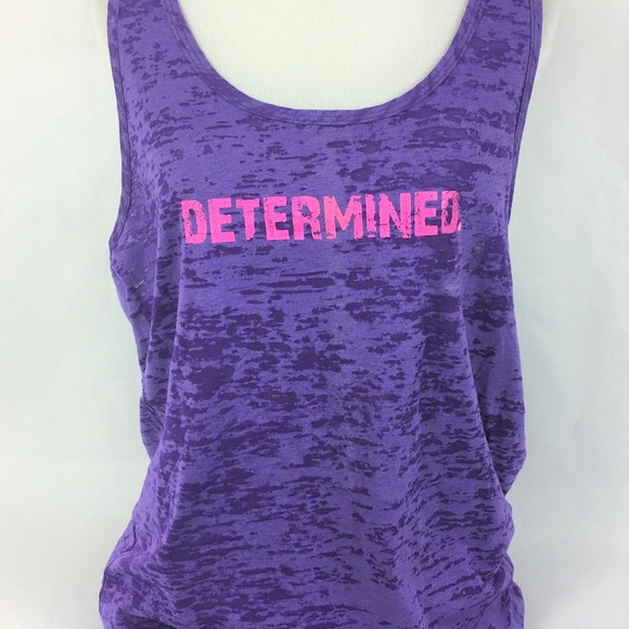 Next Level Apparel Tops - Next Level Burnout Tanktop Determined